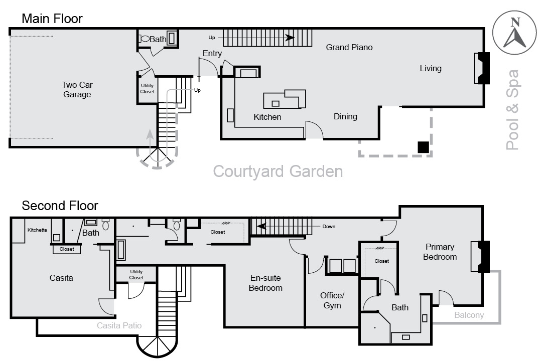 2050 Tangerine Court floor plan - click to magnify