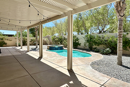 Exterior view at 1247 Oro Ridge in Palm Springs California