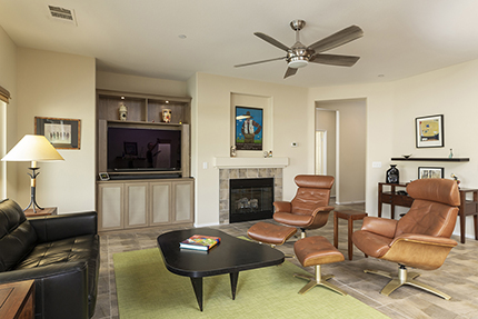 Architectual image of 1280 Oro Ridge in Palm Springs California