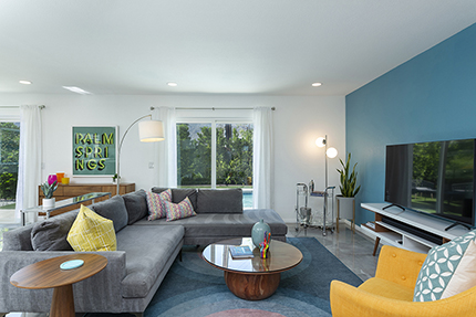 Architectual image of 3095 N Chuperosa Road in Palm Springs California