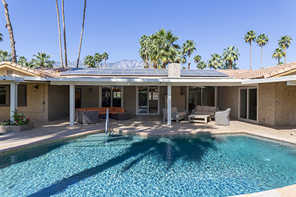 Interior view of 1332 S Beverly Drive in Palm Springs California