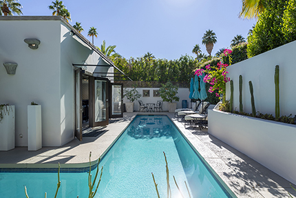 Exterior photo of 1755 S Mesa Drive in Palm Springs California
