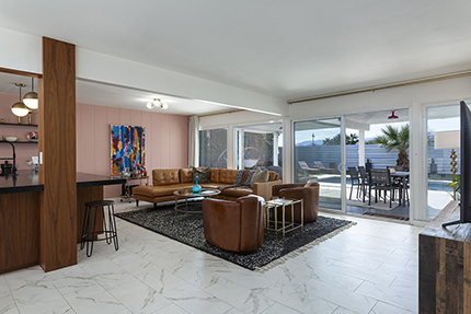 Interior view of 2899 E San Juan Road in Palm Springs California