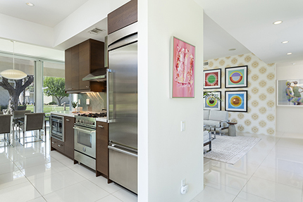 Interior of 318 Desert Lakes Drive in Palm Springs California
