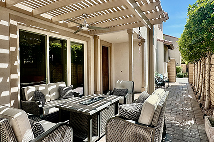 Another exterior view of 436 Tan Oak Drive in Palm Springs California