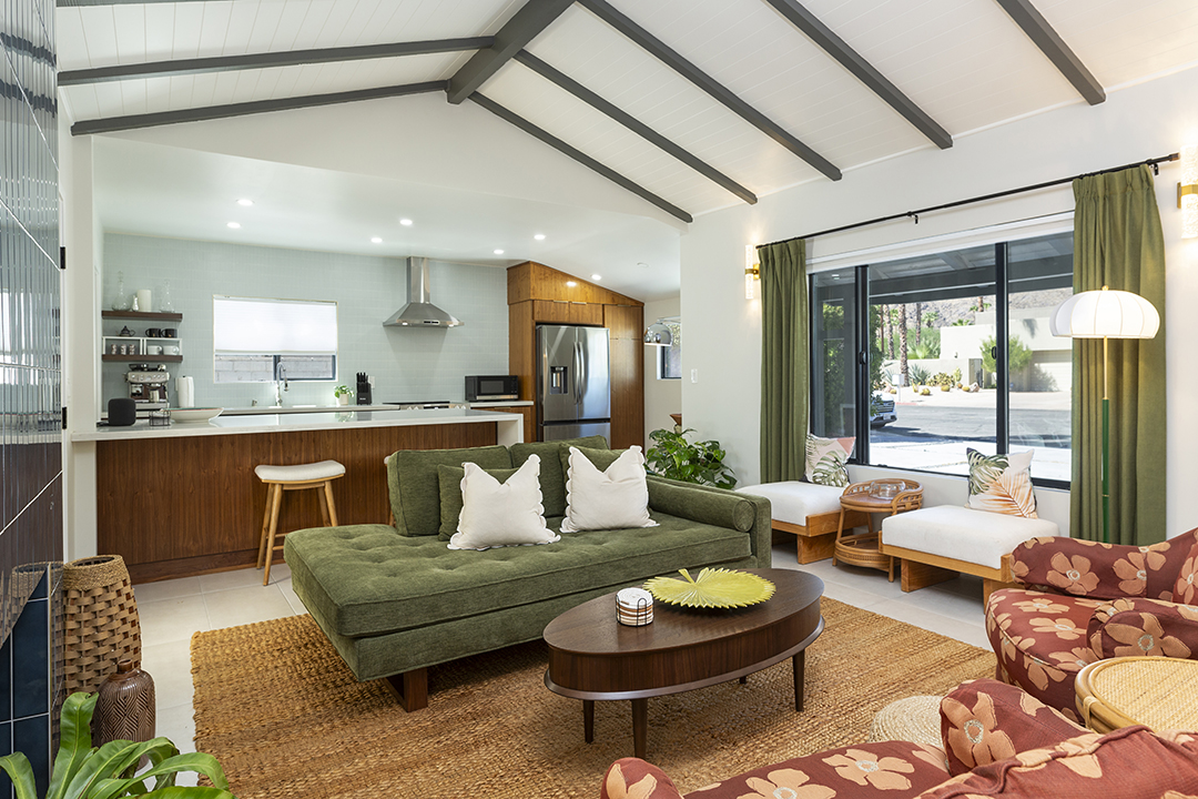 696 S Camino Real | Beautifully updated 2-BD, 2-BA cottage with great indoor-outdoor living, views, in Warm Sands, Palm Springs, California. Link here to 3D matterport tour, tour video, floor plans, and photo gallery.