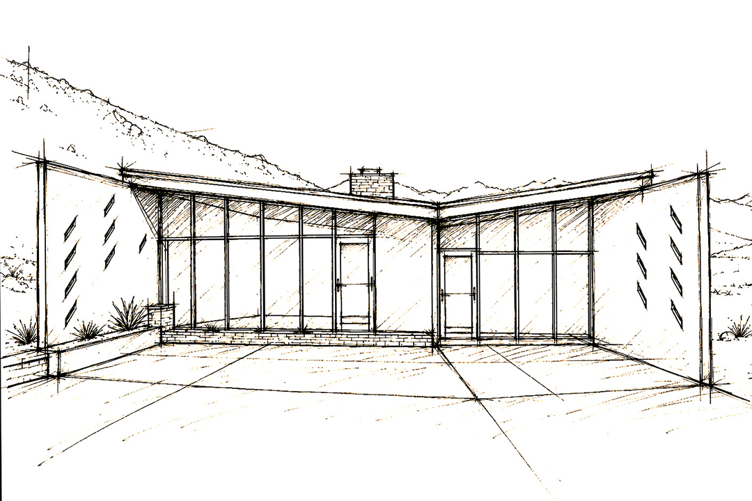 Pirate Lautner architectural skematic drawing