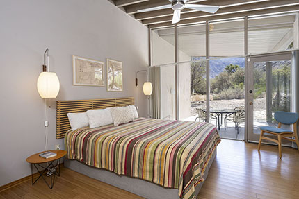 Living area, original Bergren Residence, Hollywood Hills
